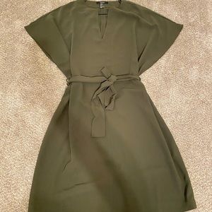 Tie Waist Midi Dress
